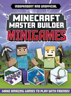 现货 建筑大师：我的世界小游戏攻略 游戏周边书 英文原版 Master Builder Minecraft Minigames (Independent & Unofficial)