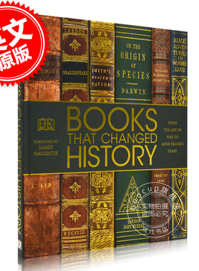 预售 改变历史的书籍 从孙子兵法到安妮日记 英文原版 Books That Changed History DK百科 精装