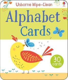 Wipe-Clean Alphabet Cards 英文原版 进口儿童擦写书