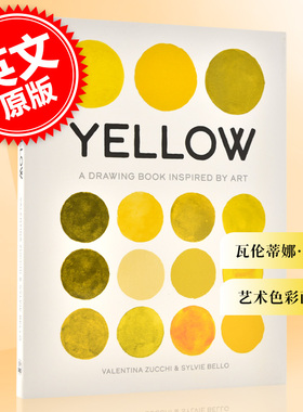 黄色:图画启发艺术 英文原版 Yellow : A Drawing Book Inspired by Art 瓦伦蒂娜·祖奇 艺术色彩画集 画册