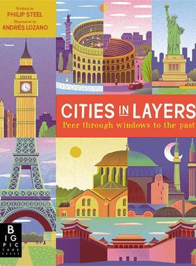 层叠之城 儿童科普绘本故事 英文原版 Cities in Layers 7-10岁