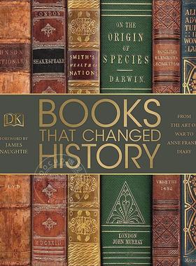 改变历史的书籍 从孙子兵法到安妮日记 英文原版 Books That Changed History DK百科 精装