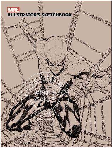 现货 英文原版 漫威插画练习 Marvel Illustrator's Sketchbook：跟着漫威学漫画技巧