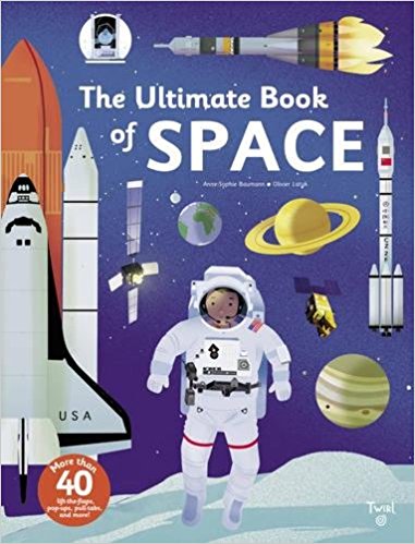 现货 太空小百科 英文原版 The Ultimate Book of Space 儿童游戏互动立体启蒙翻翻操作书 适合5岁以上宝宝 精装