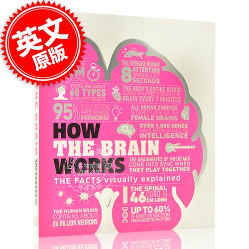 现货 DK科普 大脑运作百科 英文原版 DK-How the Brain Works DK百科精装书 简明解释技术原理 中图
