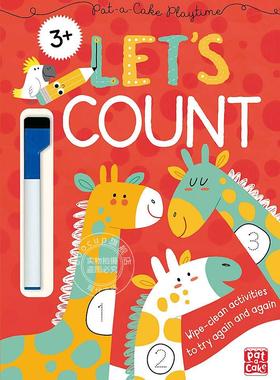 现货 游戏时间：让我们数数吧！ 英文原版 Pat-a-Cake Playtime: Let's Count! 数学启蒙早教绘本 数学思维启蒙