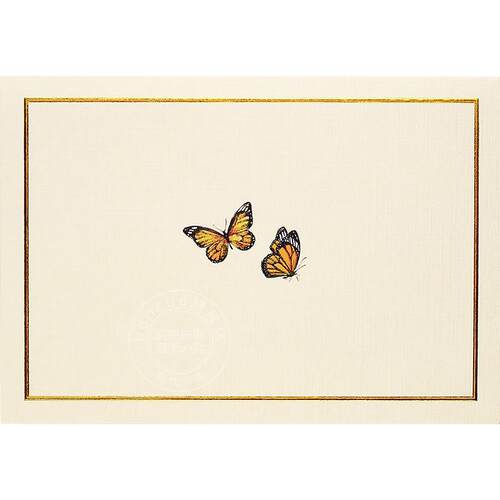 黑脉金斑蝶 明信片信封贺卡 文创周边 Peter Pauper Press 英文原版  Monarch Butterflies Note Cards