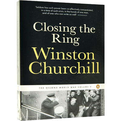 现货 英文原版 第二次世界大战回忆录 卷5 Closing the Ring : The Second World War5: Closing