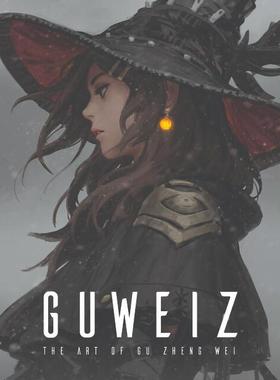 现货 Art of Guweiz 原画师Guweiz插画作品集 进口艺术 Zheng Wei Gu 日系漫画科幻动漫科幻风 3dtotal【中图原版进口】