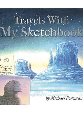 我的速写之旅 Michael Foreman 青少年读物 英文原版 Michael Foreman: Travels With My Sketchbook 12+岁