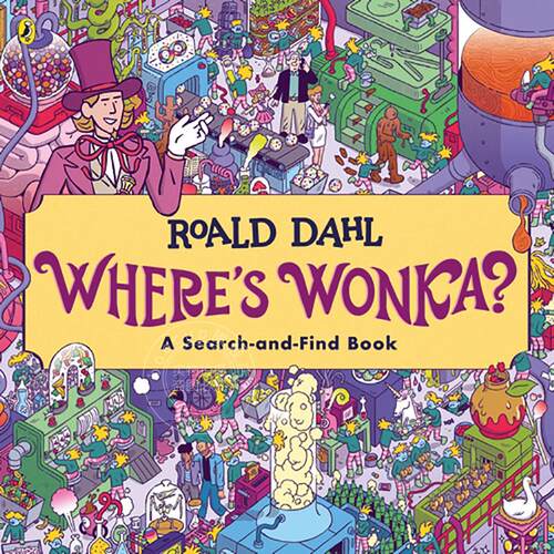 现货 旺卡在哪里？ 儿童精品全彩插图趣味读物 罗尔德·达尔 Roald Dahl  英文原版 Where's Wonka?: A Search-and-Find Book