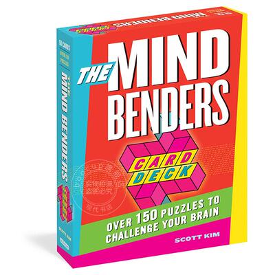 现货 Mind Benders Card Deck 超过150个谜题挑战你的大脑 英文原版