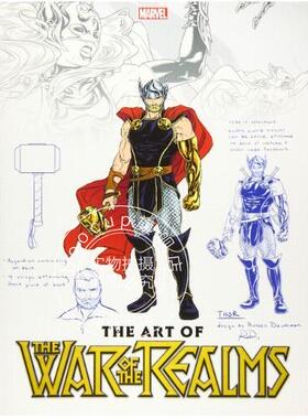 现货 诸界之战 艺术设定 英文原版 The Art of War of the Realms 漫威 英文漫画 女雷神 简·福斯特 漫威大事件