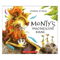 Monty\'S Magnificent Mane (With CD）英文原版 夢(mèng)迪華麗的鬃毛 進(jìn)口兒童繪本故事書(shū)