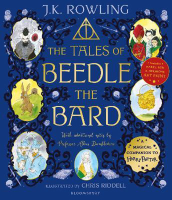 现货 诗翁彼豆故事集 插图版 平装 英文原版 The Tales of Beedle the Bard 哈利波特衍生 J K Rowling