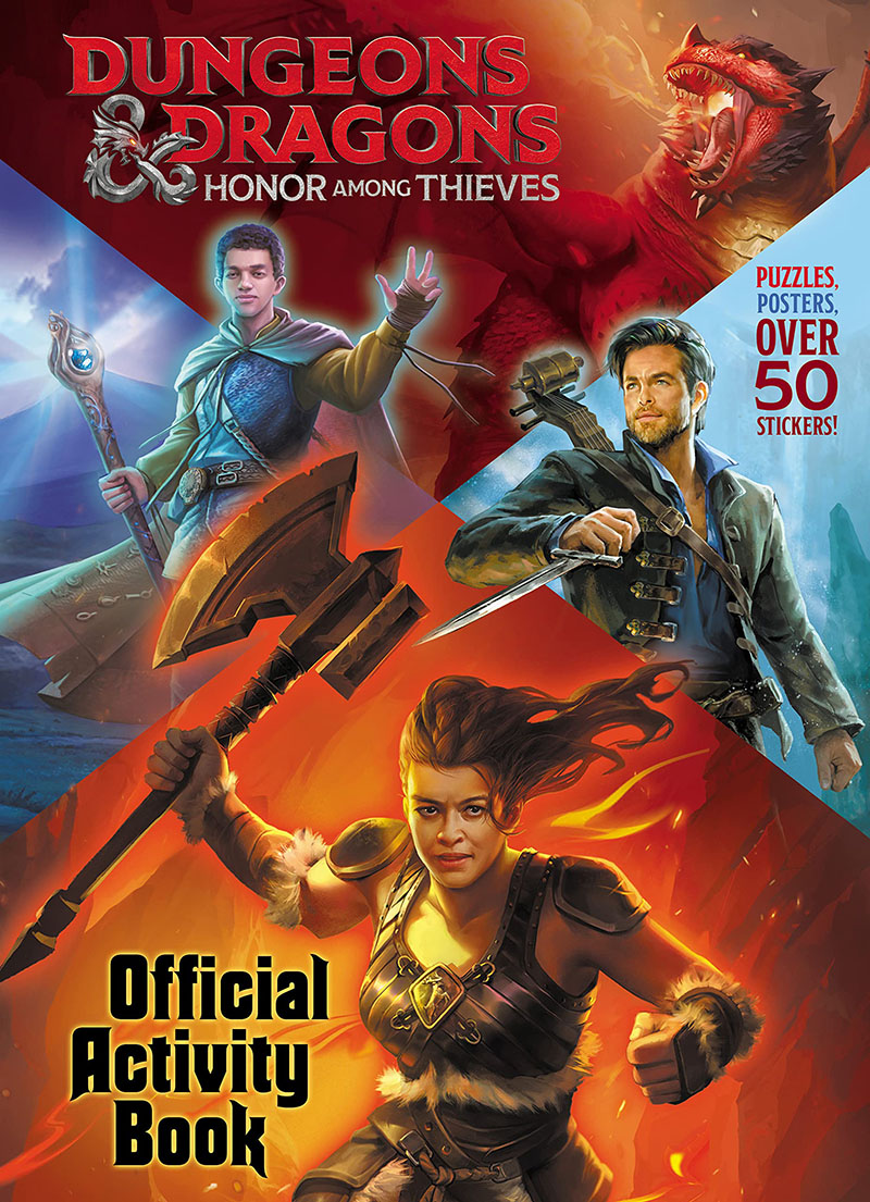 现货龙与地下城侠盗荣耀官方互动书英文原版 Dungeons& Dragons: Honor Among Thieves: Official Activity Book-封面