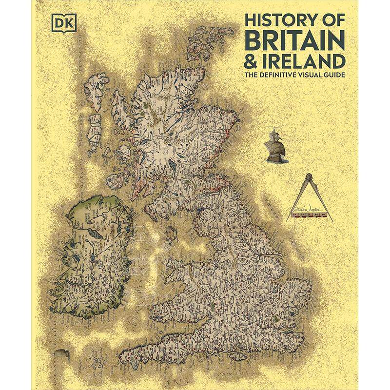 现货 图解英国和爱尔兰历史 DK出版社 英文原版 History of Britain and Ireland: The Definitive Visual Guide
