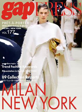 进口日文 2024-2025秋冬时尚发布女装 米兰纽约 2024-25 A/W gap PRESS vol.177 MILAN NEWYORK