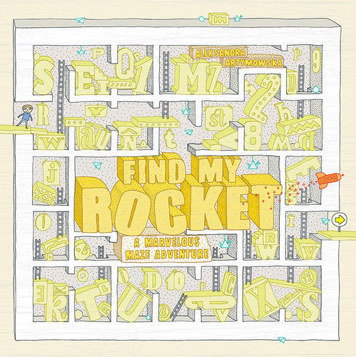 现货 寻找我的火箭 迷宫书 儿童迷宫大冒险 英文原版 Find My Rocket: A Marvellous Maze Adventure趣味亲子互动绘本 精装进口