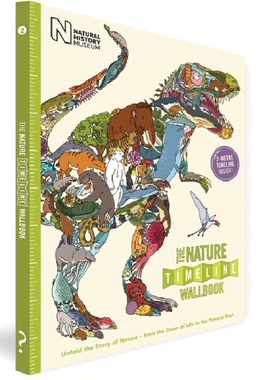 现货 英文原版 时间图谱百科全书：自然通史墙书What On Earth: Wallbook Timeline of Nature