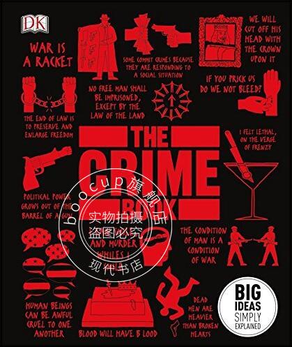 现货 犯罪学百科 英文原版 The Crime Book DK百科丛书 Big Ideas Simply Explained 全彩精装 百科图册