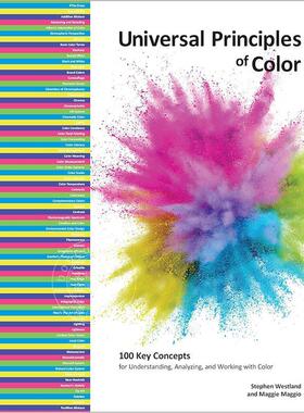 色彩的普遍原则 英文原版 艺术画册Universal Principles of Color: 100 Key Concepts for Understanding  Analyzing  and Workin