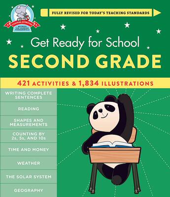 现货 入学准备 二年级 英文原版 Get Ready for School: Second Grade 学前教育练习册 高频词汇 数学 阅读理解 科学基础练习