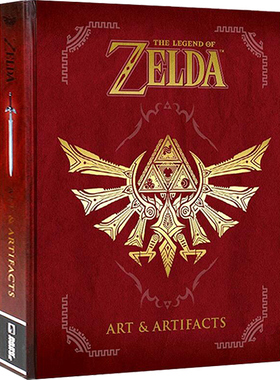 塞尔达传说游戏艺术画册30周年版艺术设定集 The Legend of Zelda: Art & Artifacts 游戏原画 物品道具设定