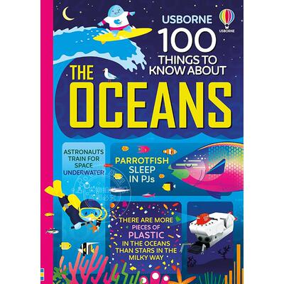 现货 海洋知识100条 儿童科普读物 Usborne出版社 英文原版 100 Things to Know About the Oceans 8+岁