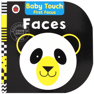Faces Baby Touch 现货 Focus 英文原版 First 幼儿启蒙纸板书 宝宝触摸书绘本