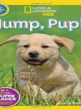 现货 国家地理分级阅读英文原版 National Geographic Readers Pre-Reader: Jump Pup! 少儿科普百科3-6岁