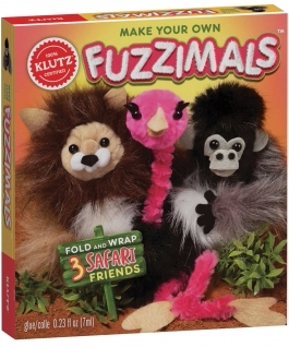 创意制作毛绒动物 儿童益智图书 玩具书 手工DIY Klutz Make Your Own Fuzzimals