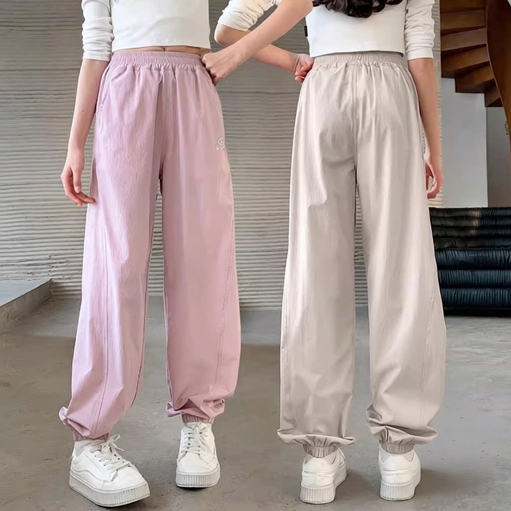 2026女童速干裤夏季薄款儿童中大童外穿休闲长裤夏装束脚防蚊裤子