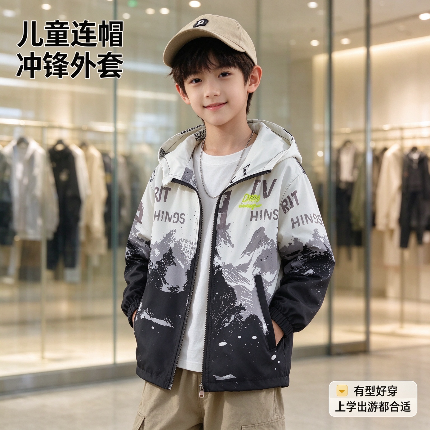 童装男童春秋装外套2026新款洋气