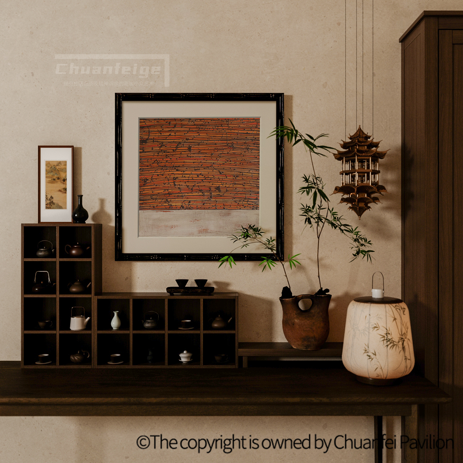 高级感小众个性法式复古壁画 玄关走廊挂画客厅卧室中古风装饰画