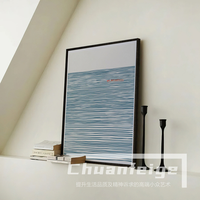 川菲阁 艺术风景画油画卧室玄关法式现代简约装饰画小众高级竖版