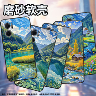 适用红米Note10T手机壳note10s防摔M2103K19I软壳梵高的油画RedmiNote11E高级2201116TG时尚note11R保护套