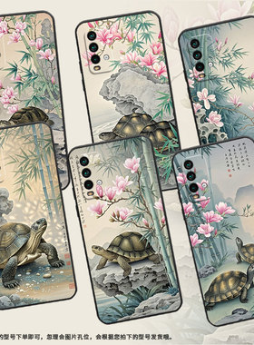 适用红米Note8T手机壳红米5Plus超薄M2003J15SC简约RedmiNote7保护套粉色玉兰花note8全包M2003J6A1G磨砂壳