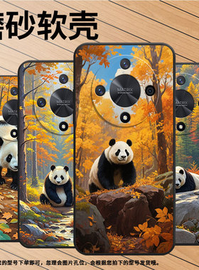 适用荣耀X9A手机壳ALI-NX1商务X9C纯黑色浓郁油画X40防摔V40轻奢版ALI-AN00软壳X50GT硅胶荣耀V40保护套