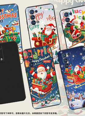 适用OPPOReno6Pro手机壳全包边Reno6ProSnapdragon商务圣诞老人防摔0pp0Reno磨砂壳FindX2Neo时尚保护套