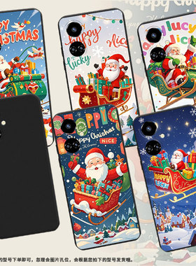 适用传音TecnoCamon19Pro手机壳男女款圣诞老人Camon19Neo高级感TecnoCamon19磨砂壳全包边中国风保护套