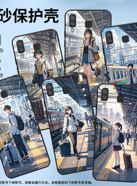 适用三星M01Core手机壳A8+防摔SamsungJ4Plus漫画风格SM-J610F三星A6s高级SM-G8870耐磨GalaxyA21s保护套