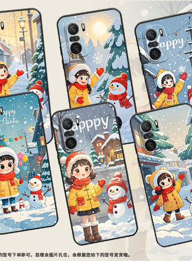适用小米POCOF3手机壳POCOF4防摔F7pro女孩与雪人XiaomiPOCOF5商务POCOF6Pro/F7Ultra高级24069PC21G保护套