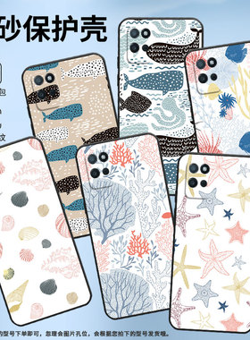 适用RealmeV3手机壳V5高级RMX3611男女款V15防摔爆真我V23i超薄海洋生物商务V30软壳RMX3781耐磨V60保护套