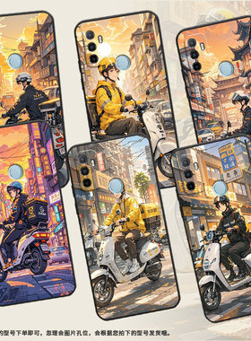 适用OPPOA17K手机壳4G国外硅胶CPH2471黑色A54男女CPH2073软壳0pp0A32超薄城市街道A33高级PEHM00保护套