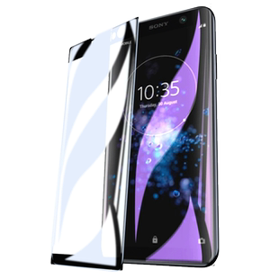 适用索尼XperiaXA2plus钢化膜XZ2Compac全屏XZ2/Ultra高清XA2防指纹sony手机XZpreminm贴膜XA1Plus保护贴膜
