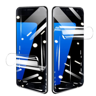 适用三星s7edge钢化水凝膜S7曲屏S6edge+手机膜S6edge软膜S6edgePlus磨砂全屏防爆蓝光防指纹高清贴膜保护膜