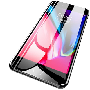 适用苹果8/7/6钢化膜iphone6/7/8splus全屏6s防摔8plus全包5s边6SP抗蓝光6P保护5se/5c于i8手机玻璃屏幕贴膜