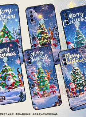 适用OPPOA1手机壳CPH1923黑色A3磨砂壳CPH1803欢乐圣诞A5耐磨2020男女A5s软壳0pp0A7A8高级感A15s保护套