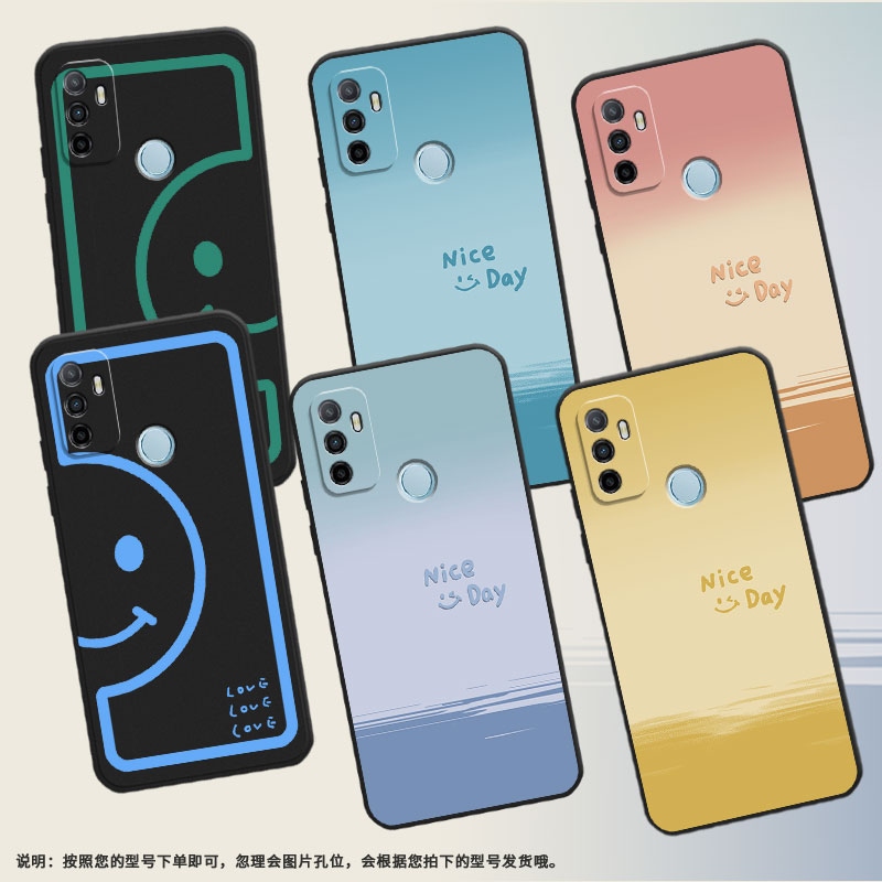 适用OPPOA1K手机壳CPH1923A16K磨砂壳CPH1803绿半笑脸A9耐磨2020男女A5s软壳0pp0A7皮套A8高级A12保护套